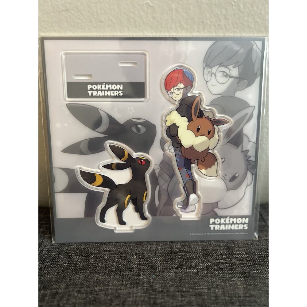 Pokemon Trainers Pocket Monsters Button And Umbreon Acrylic Stand Brand New